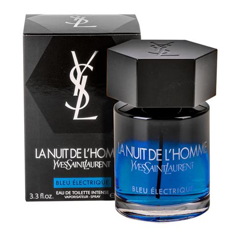 ysl la nuit de l'homme bleu électrique edt|la nuit de l'homme 100ml.